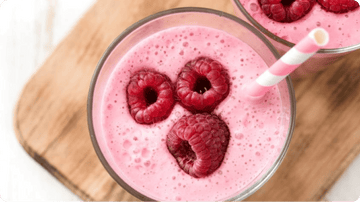 Raspberry Vanilla Smoothie with Xanthan Gum
