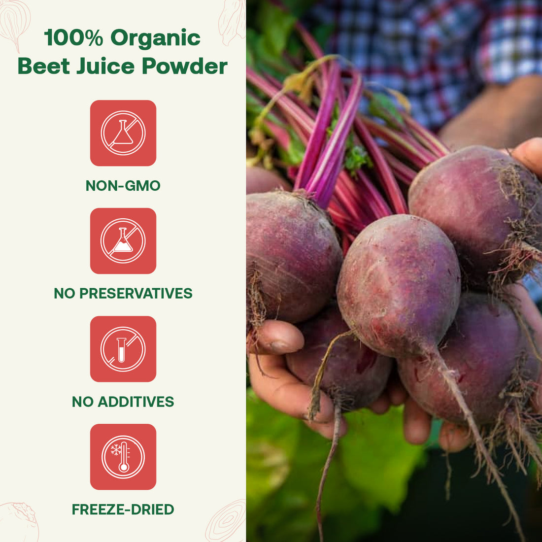 Quay Naturals Organic Beet Juice Powder Packet