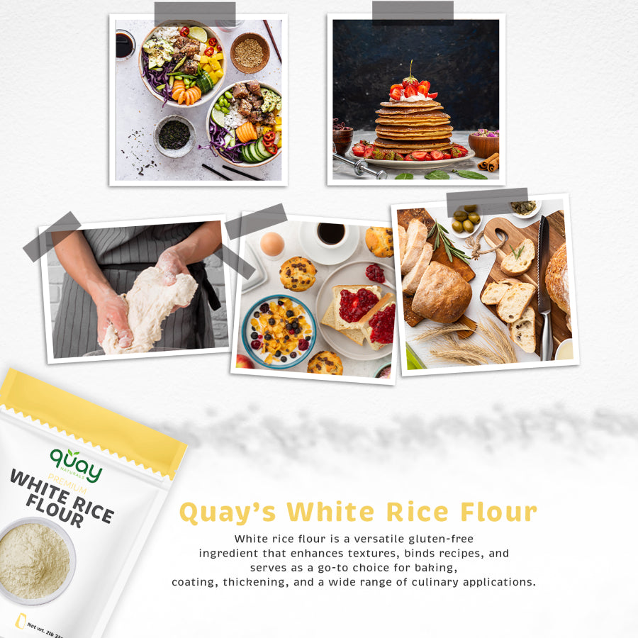 Baking with Quay’s finely milled white rice flour