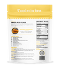 White rice flour back