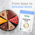 Xanthan gum added to gluten-free flour mix