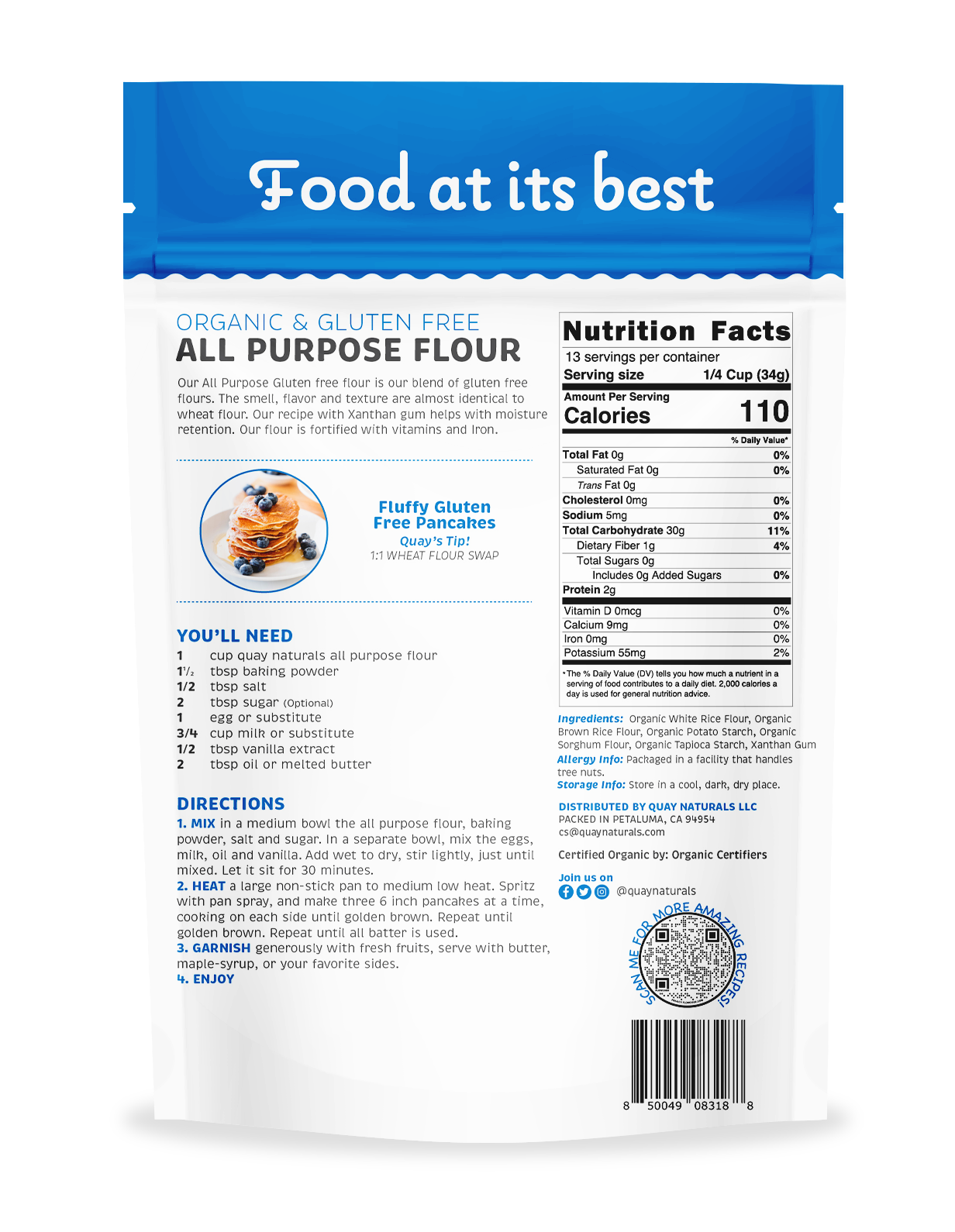 Shop Organic Gluten-Free All Purpose Flour Quay Naturals