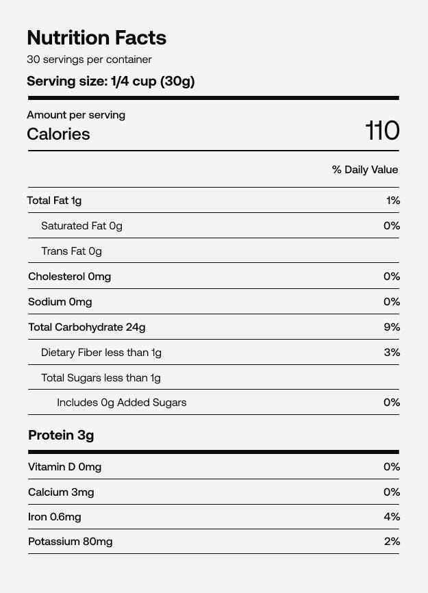 Nutrition Facts