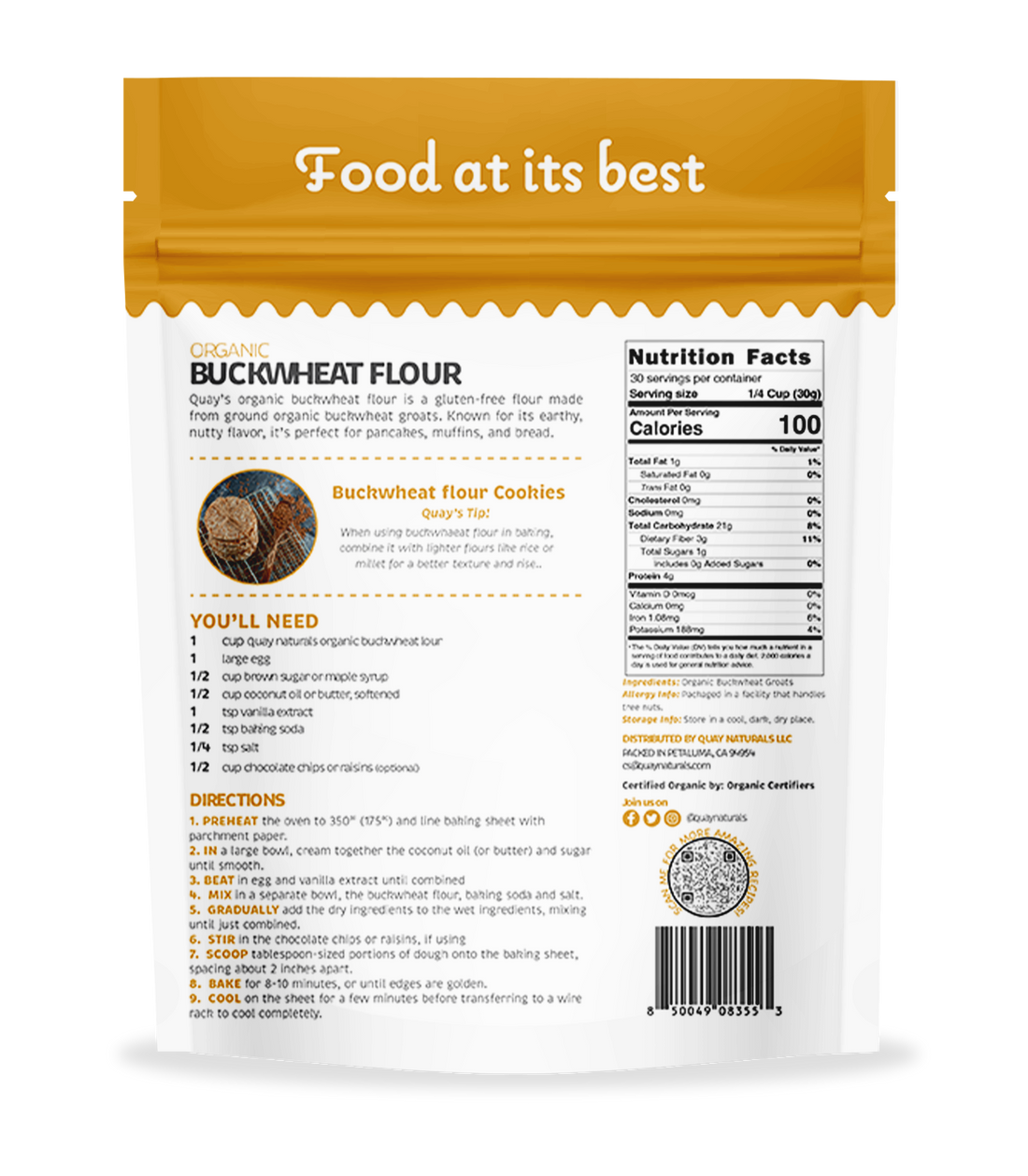 Organic Buckwheat Flour