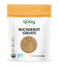 Package of Quay Organic Buckwheat Groats front side on a white background