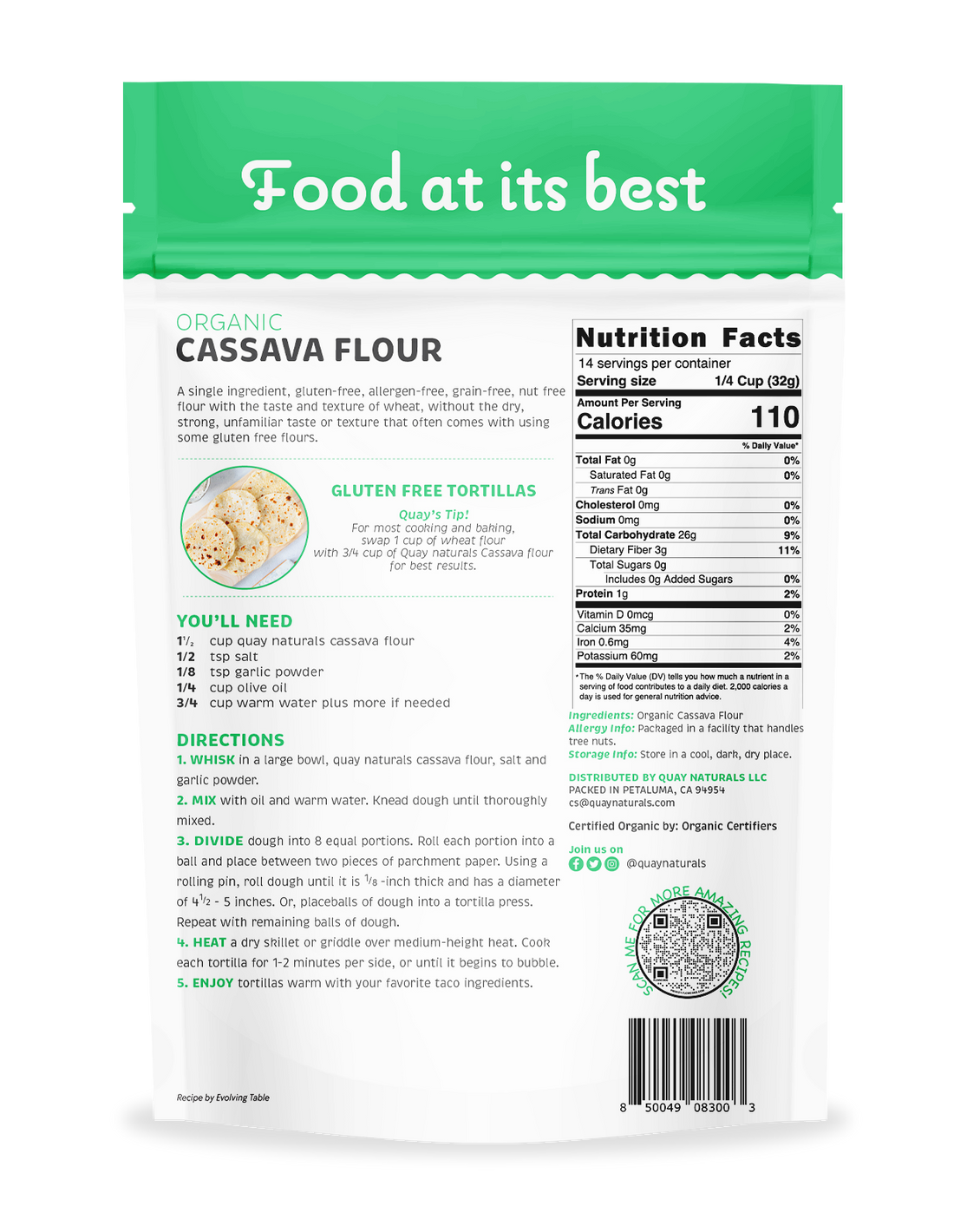 Organic Cassava Flour