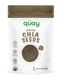 Quay Naturals Organic Chia Seeds packaging on a white background