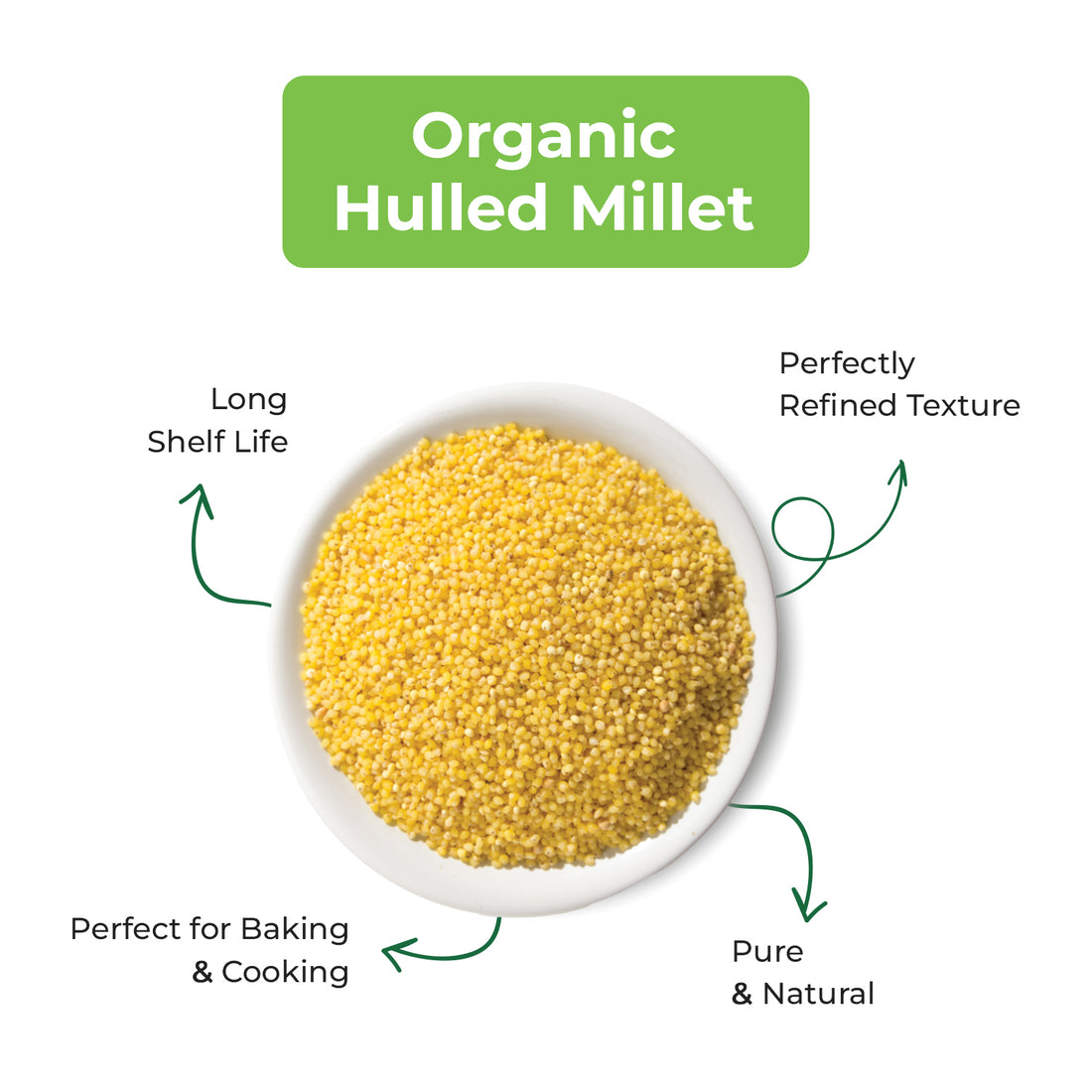 Organic Hulled Millet