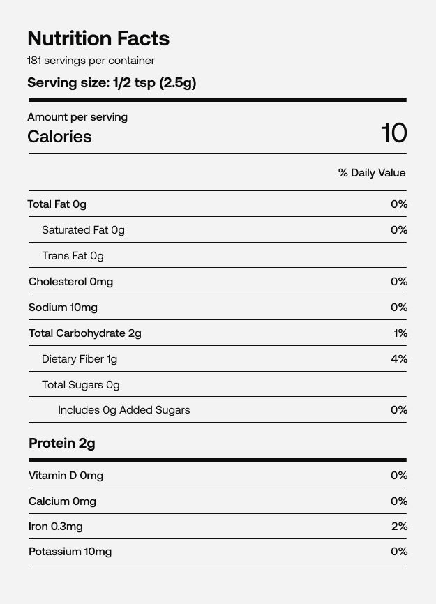 Nutrition Facts